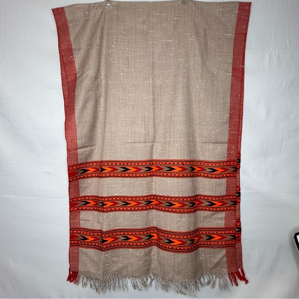 Bohemian Woven Fringe Throw Blanket - Picture 4 of 12